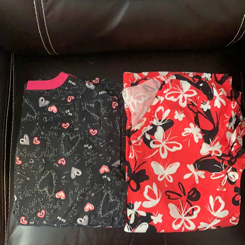 Scrub tops